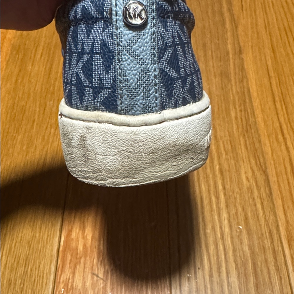 Michael Kors Blue Logo Slip-On Sneakers - Picture 11 of 12